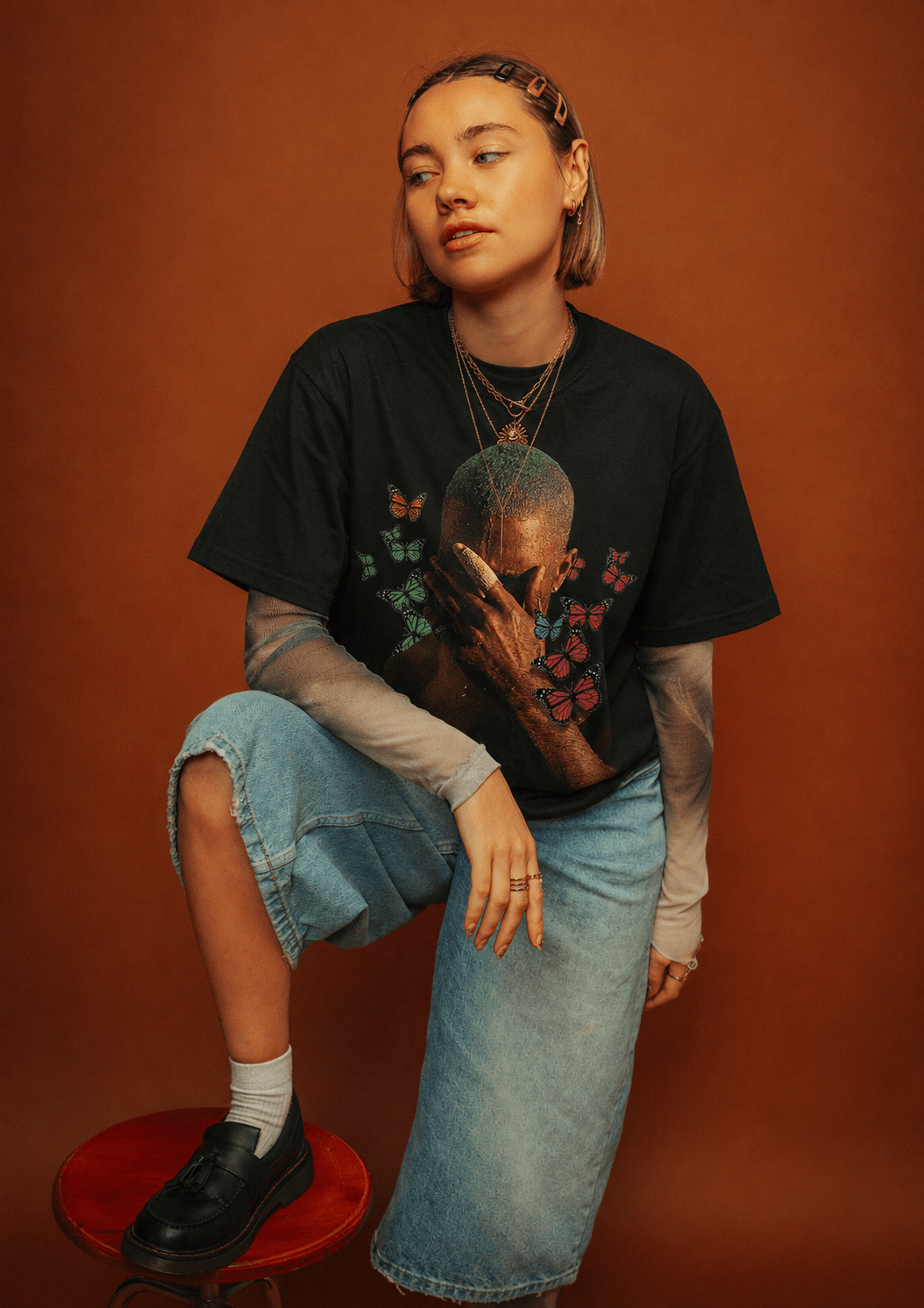 FRANK HEAVY TEE - Dead Stock Supply